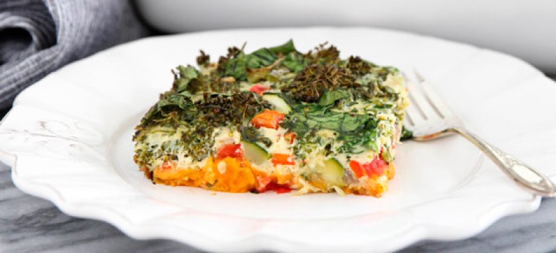 Vegetarian Egg Bake Recipe